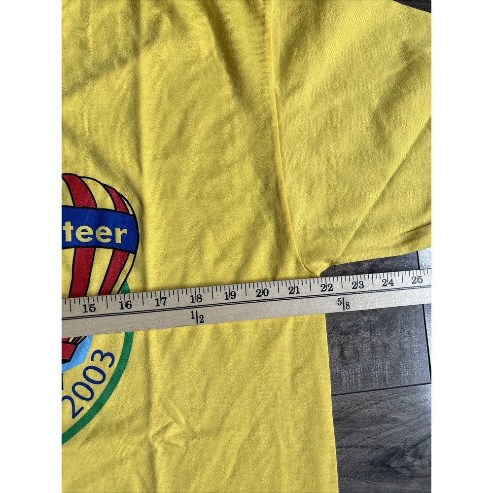 Vintage 2003 Summer‎ Heat Hot Air Balloon Festival Volunteer Shirt Sz L Muncie - Picture 7 of 9